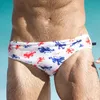 Plus Größe Männer Bademode Sexy Tier Druck Badehose Briefs Strand Shorts Baord Badeanzüge Spa Badeanzüge männer