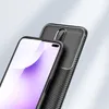 Casos de fundo de fibra de carbono para Xiaomi Mi Poco F2 Pro, cobertura de telefone celular TPU à prova de choque para Redmi K20 K30 Nota 9 Pro 9S 8T 10x Pro 5G