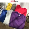 LAPPSTER Uomo giapponese Streetwear Solid Felpe con cappuccio Autunno Hip Hop Coreano Felpe velluto Abbigliamento colorato Taglie forti 210813