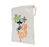 2021 new Halloween Candy Bag Gift Sack Treat or Trick Pumpkin Printed Canvas Bags Hallowmas Christmas Party Festival Drawstring Bag