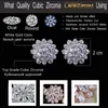 Trendy Delicate Cubic Zirconia Earing Jewelry Top Quality Big Rose Gold Color Stud Earring For Women CZ079 210714