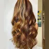 Ombre cabelo destaque peruca cabelo humano perucas corporal onda laço fechamento perucas pré arranjar o corpo peruano onda de corpo 13x4 peruca dianteira de renda