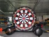 Xyinflatable Outdoor opblaasbaar voetbal Dart Board Game met ventilator en ballen