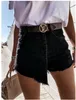 Jeans kjol shorts match skor europeisk amerikansk mode trend gata casual smal rak breasted mid midja denim lady byxor kvinnor klädkläder