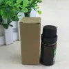 100 st 10 ml 20 ml 30 ml 50 ml 100 ml Vit svart Kraft Paper Packaging Box Droper Bottle Cosmetics Party Present Rör Kartonger Z2519