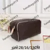 Cosmetic bag Women Cosmeticbag famous pouch travel ladies purses toiletrys bags Japanese and Korean Large capacity multiple styles Brown flowers Makeup