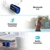 Waterproof Swimming MP3 Player Underwater Diving Music Players Contact Screen Earphones With Pedometer MP41405380