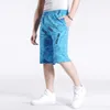Pantalones cortos de verano para hombre, ropa deportiva de talla grande, pantalones cortos para hombre, cintura elástica informal holgada para hombre 7XL 210713