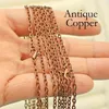 20 Pcs 182430 Inch Cable Chain Necklaces for Women Whole Rolo Necklace Chain GoldSilver PlatedBronzeCopperGunmetal H19257445