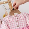 Spring Infant Baby Girls Dress Clothes Princess Toddler Dresses for Girls Party Birthday Dress 0-2years Baby Clothing Vestidos Q0716