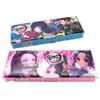 Étuis à crayons Anime Demon Slayer: Kimetsu No Yaiba Kamado Nezuko Étudiant Étui à stylo multifonctionnel avec taille-crayon Couleur aléatoire A