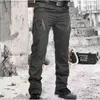 Mens Tactical Calças Múltiplas elasticidade de bolso Militares Ao Ar Livre Quick Seco Tacitcal Calças Homens Slim Gordura Carga Pant 5xL 210715