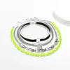 Colliers Lacteo 4 pièces / ensemble néo-gothique métal serrure pendentif collier bijoux pour femmes hip hop multi-couche bouton clavicule chaîne