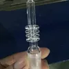 10mm 14mm 18mm Punte al quarzo congiunte Chiodi Dab Paglia Drip Mini nettare NC Accessori per fumatori Tuta per bong in vetro Dab Rigs