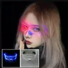 LED Luminous Okulary Okulary LED Drut Neon Light Up Visor Eyeglasses Bar Rosną Gogle Party Gogle na Halloween Christmas Gift