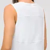 LU LU LEMONS Tanks Camis Dames Zomer Haarloos Naakt Gevoel Hoog Elastisch Ademend Yoga Vest Gymkleding Sport Hardlopen Fiess Tank Tops Shirt