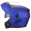Casques de moto 2021 Double visor Lens Flip Up Motocross Racing Casco Moto Modular Carbon Helme Helm SAFE SAFE MOTOBIKE195G