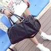 Men's Leather Sports Training Bag Durable Gym Bags For Men Women Fitness Military Training Handbag Leather Travel Luggage Tote Q0705