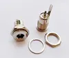 DC Power 5.5 * 2.1mm Jack Socket Kvinna Panelmonteringsanslutningsadapter / 10st