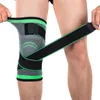 Sportowe kolanowe kolana na świeżym powietrzu Kolanowe działanie bandaża kompresyjne jeździec