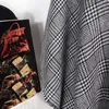 Halsdukar Fashion Plaid Women Winter Warm Poncho Wrap Sticked Cashmere Capes Shawl Cardigans Cloak Elegant Double Side Scarf Outerwe6033939