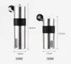 2 Size Manual Ceramic Coffee Grinder Stainless Steel Adjustable Bean Mill With Rubber Loop Ring Easy Clean Kitchen Tools 210609