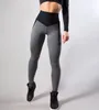 Mulheres cintura alta calças de yoga sem costura collants leggings controle de barriga bunda elevador umidade wicking ser rosa cinza treino de fitness correndo verão esportes pant2247988