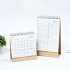 Calendrier de bureau simple 2022 ornements de bureau créatifs calendriers de notes de travail portables planificateur de nouvel an planificateur quotidien bureau scolaire personnalisable HY0098