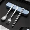 Cozinha, Dining Bar Home GardensMile Aço Inoxidável De Aço Inoxidável Conjunto de Faca Ocidental Forquilha Teaspoon Jantar Colher Talheres Talheres Cutelaria SE