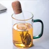 Passoire à thé en verre universelle infuseur tuyau créatif outils de verres filtre réutilisable pour tasse fantaisie thés en vrac feuilles brassage herbe