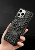 Cases Designer Crocodile Lederen Telefoon Gevallen voor iPhone 13 12 Mini 11 PRO X XS MAX XR 8 7 Mode-achterkant Case