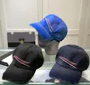 Classic Mens Women Designer Caps High Quality Baseball Cap med Letters Sea Waves Fashion Sun Hat Casquette Hats 3 Colors4208851
