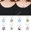 Maman amour coeur verre pendentif collier chaîne femmes élégant mode doux lettre imprimé fête des mères bijoux cadeau accessoires