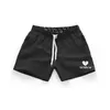 Herrbyxor Swimming Trunks Män Sommar XXX Casual Bermudas Svart Vit Boardshorts Homme Classic Kläder Strand Kort Manlig