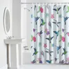 Shower Curtains Waterproof Animal Bird Flower Leaf Plant Curtain Frabic Polyester Bathroom Decor