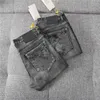 Luxurys Designer Mens Jeans Summer Thin Design Denim Pattern Black Pants Cotton Vintage Fashion Slim-leg 21SS Latest Listin Light Eashed Washed Trousers US Size 29-38