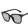 Vintage-Stil Brad Pitt Sonnenbrille Männer Leoparden-Druck, der Quadratische Farbtöne für Frauen Marke Sonnenbrille Zonnebril Dames