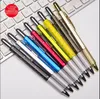 Çok fonksiyonlu tornavida tükenmez kalem kalem seviyesi enstrüman reklam kapasitans dokunmatik ekran metal ölçekli hediye aracı kalemler