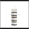 Boxes & Bins Black White Pattern Cotton Linen Hanging Storage 3 Pockets Mounted Wardrobe Hang Bag Wall Pouch Cosmetic Toys Organizer E Tj53Q