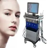 Salong 11 i 1 Hydrofacial Hydrodermabrasion Mikrodermabrasion Maskinskal Peeling med en Hydro-Lösning Behandling Oxygen Infusionshydreringsterapi