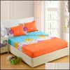 Lakan uppsättningar sängkläder levererar hem textilier trädgård 50 100% polyester monterad ark madrass är utskrift fyra hörn med elastiskt band säng 16