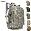 Plecak Tactical Outdoor 45L Duża pojemność Molle Army Wojskowe Torby napaści Kamuflaż Trekking Polowanie Camping Torba turystyczna Y0803