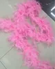 Outro evento Festive Party Supplies Home Garden Drop Delivery 2021 Peru Grande Chandelle Marabou Feather Boas Cerimônia de Casamento Boas Branco Rosa