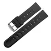 Bande Silicone élastique hommes Sport plongée bracelet noir pour 62MAS montre-bracelet ceinture accessoires Sport montre