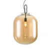 Postmodernism Wax Gourd Shaped Glass Pendant Lamp Living Room Decor Bedroom Light Fixtures for Celling Dinning Lights