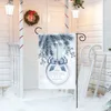 Drapeau de jardin intérieur extérieur décor à la maison noël hiver père noël bonhomme de neige drapeau fête décoration maison bannières 45*30Cm