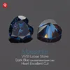 Gigajewe Dark Blue Color Heart Cut Vvs1 Moissanite Diamond 0.8-3CT dla biżuterii