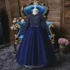 Frühling Teenager Mädchen Kleid Lange Ärmel mit Schleife Schärpen Prinzessin Klavier Performance Kinder Kleidung E318 210610