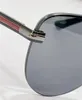 新しいファッションデザインサングラス69WSパイロットフレームレスシンプルで汎用性の高いスタイル最高品質の屋外夏UV400保護メガネ195s