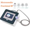 Bärbar fraktionerad RF Microneedle Machine Facial Lift Gold Micro Needle Acne Scar Stretch Mark Removal Treatment System